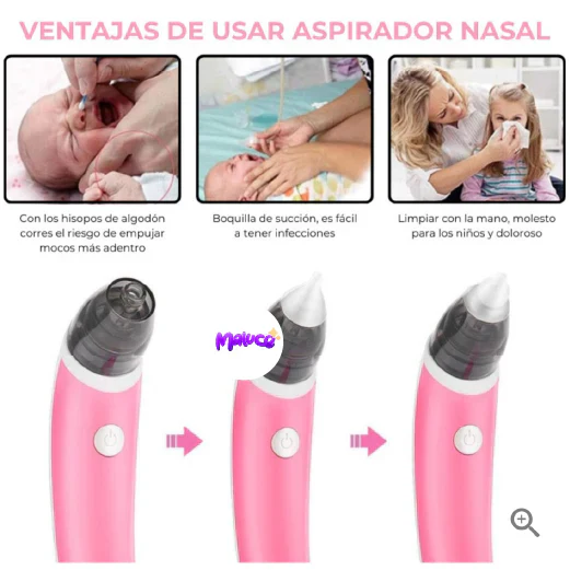 👶 EXTRACTOR NASAL ELÉCTRICO: Respiración Limpia, Sueños Tranquilos